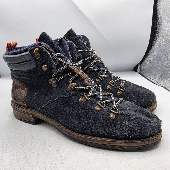 SuperDry Japan Mens 10 Blue Boots Walking Casual Outdoors Work Wear Travel